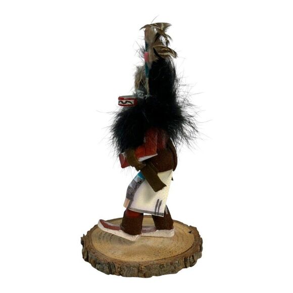 Vintage Hopi Hemis Kachina Doll Feather Detail Traditional Attire Katsina Dancer - Picture 2 of 7